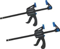 Silverline Snelspanklemmen - 15 Cm - 2 Stuks