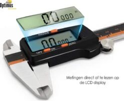 Optimus Professionele Digitale Schuifmaat Met Handige Opbergcase - Incl. Extra Batterijen - RVS - 150mm Meetbereik 15 Optimus Professionele Digitale Schuifmaat Met Handige Opbergcase - Incl. Extra Batterijen - RVS - 150mm Meetbereik -WerkPro Verkoopwinkel 1200x978 10