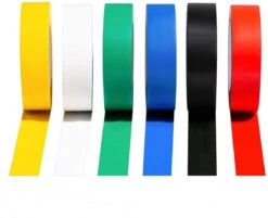 PD® - Isolatietape / PVC Tape XXL - 18mm X 15m - 6 Stuks - Zwart / Groen / Blauw / Wit / Rood / Geel - Rubber Tape - Isolatieband -WerkPro Verkoopwinkel 1200x978 17