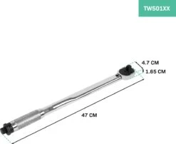 VONROC Momentsleutel ½” – 470mm – 28-210Nm – Incl. 3-delige Doppenset, Verlengstuk En Verloopstuk/adapter -WerkPro Verkoopwinkel 1200x980 14