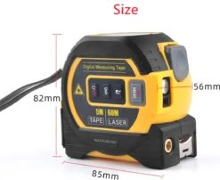 Levabe 3 In 1 Slimme Rolmaat - Digitale Laser - Afstandsmeter 40M - Elektronische Metrische Systeem - 5M Meetlint - Roestvrij - Display -WerkPro Verkoopwinkel 1200x980 19