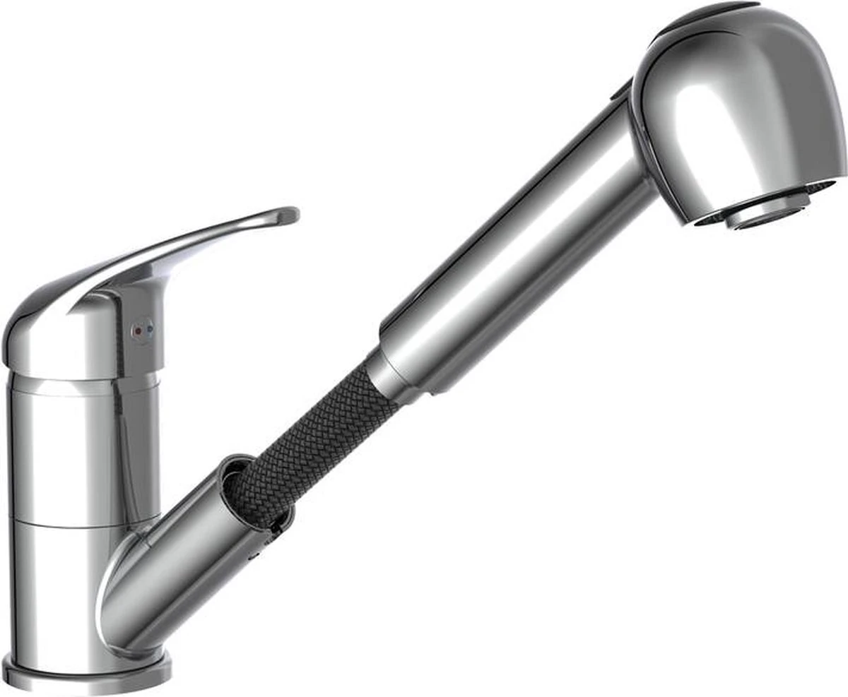 SCHÜTTE Supra Keukenkraan - Mengkraan - Draaibare Uitloop - Uittrekbare Sproeier - 2 Standen - Chroom 10 SCHÜTTE Supra Keukenkraan - Mengkraan - Draaibare Uitloop - Uittrekbare Sproeier - 2 Standen - Chroom - Afbeelding 8