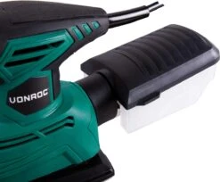 VONROC PS501AC Multischuurmachine – Palmschuurmachine – 130W – Met Stofopvangbox & 6 Stuks Schuurpapier -WerkPro Verkoopwinkel 1200x990 4