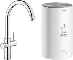 GROHE Red Compact 3IN1 Kokendwaterkraan - C Uitloop - 4L Boiler - Chroom - 30374001 -WerkPro Verkoopwinkel 1200x992 9