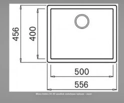 Grote Zwarte Spoelbak Keuken | Composiet Spoelbak 50x40CM | Wasbak Van Mizzo Design | Voor Kasten Vanaf 60cm | Onderbouw/Opbouw Gootsteen Zwart -WerkPro Verkoopwinkel 1200x993 8