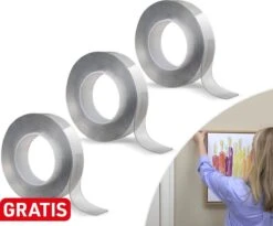 Hammersmith Monster Tape Nanotape - Dubbelzijdig Tape Met Nano-Grip-Technologie - Verwijdering Zonder Resten - 3 St. -WerkPro Verkoopwinkel 1200x996 7