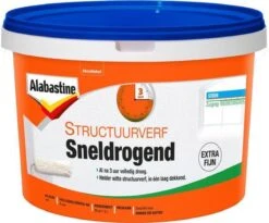 Alabastine Structuurverf Sneldrogend - Fijn Wit - 5 Liter -WerkPro Verkoopwinkel 1200x998 12