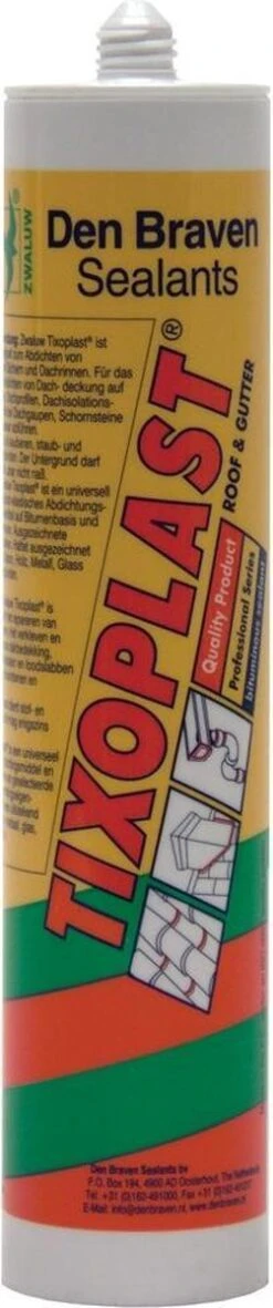 Zwaluw Den Braven 10121601 Tixoplast Dakkit - Zwart - 310ml -WerkPro Verkoopwinkel 251x1200 1