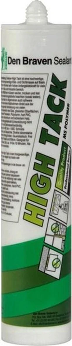 Zwaluw Den Braven High Tack Lijmkit - Wit - 290ml -WerkPro Verkoopwinkel 252x1200 2