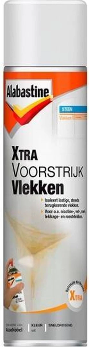 Alabastine Xtra Voorstrijk Vlekken - Wit - 250 Ml 3 Alabastine Xtra Voorstrijk Vlekken - Wit - 250 Ml