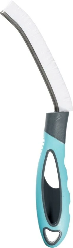 KZOO Voegenborstel Badkamer - Kunststof Haren - Rubberen Grip - Voegenreiniger Badkamer - 27 X 8 Cm