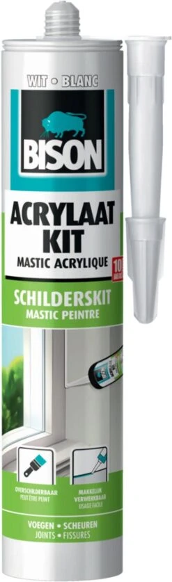 Bison Acrylaatkit - 310 Ml - Wit -WerkPro Verkoopwinkel 354x1200 1
