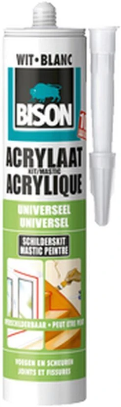 Bison Acrylaatkit - 310 Ml - Wit -WerkPro Verkoopwinkel 357x1200 4