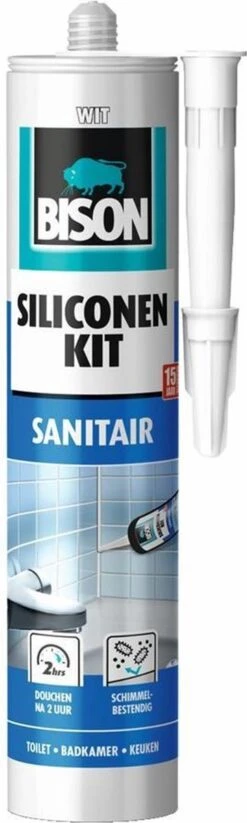Bison Siliconenkit Sanitair Koker - Wit - 310 Ml -WerkPro Verkoopwinkel 360x1200 3