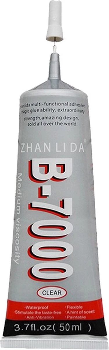 B7000 Lijm 50 ML Transparante Lijm Voor Smartphones, Tablets, Sieraden En Veel Meer 3 B7000 Lijm 50 ML Transparante Lijm Voor Smartphones, Tablets, Sieraden En Veel Meer