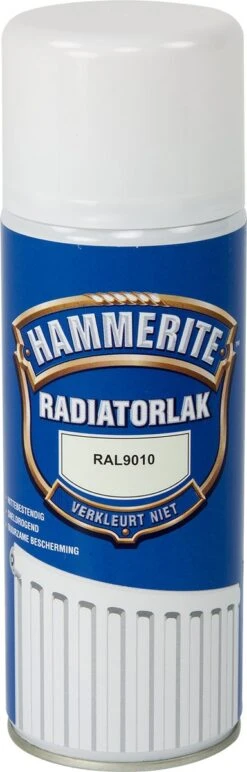 Hammerite Radiatorlak Kleurvast Ral 9010 0,4 Ltr -WerkPro Verkoopwinkel 384x1200 3