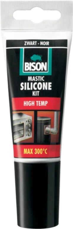Bison Siliconenkit High Temp - Zwart - 60 Ml -WerkPro Verkoopwinkel 387x1200 7