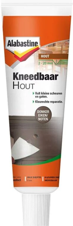 Alabastine Kneedbaar Hout - Licht Eiken - 75 Gr -WerkPro Verkoopwinkel 392x1200 12