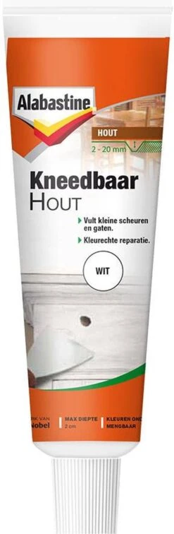 Alabastine Kneedbaar Hout - Naturel - 75 Gr -WerkPro Verkoopwinkel 392x1200 7