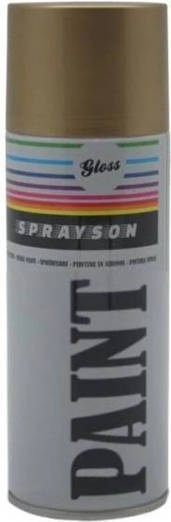 Sprayson Verf Spuitbus - Spuitlak - Goud - 400 Ml -WerkPro Verkoopwinkel 393x1200 3
