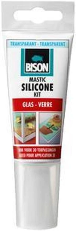 Bison Siliconenkit Glas Tube - Transparant - 60 Ml -WerkPro Verkoopwinkel 398x1200 5