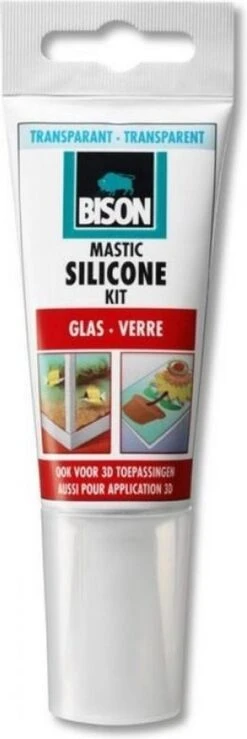 Bison Siliconenkit Glas Tube - Transparant - 60 Ml -WerkPro Verkoopwinkel 401x1200 1