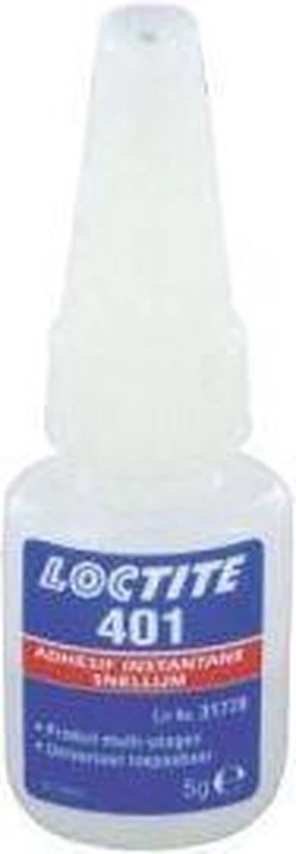 Loctite Snellijm 401-5gr Tube Cyanoacrylaat 31778 11 Loctite Snellijm 401-5gr Tube Cyanoacrylaat 31778 - Afbeelding 9