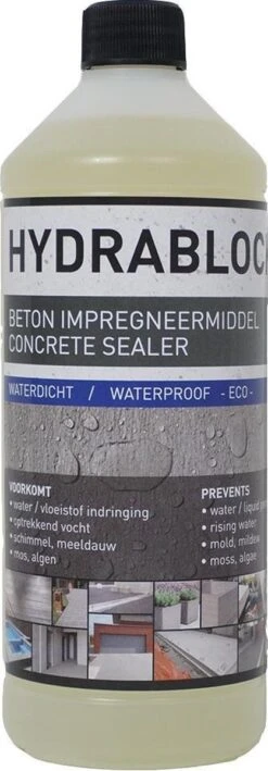 Beton Impregneer Middel Hydrablock Pro - Ontwikkeld Met Nanotechnologie