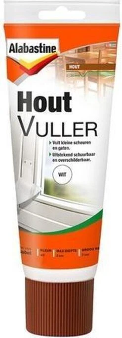 Alabastine Houtvuller Wit - 330 Gram
