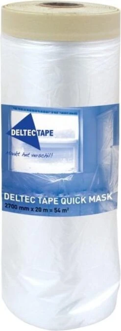 Deltec Afdekfolie - Masking Tape - 270 Cm X 20 Meter - Afplakfolie -WerkPro Verkoopwinkel 440x1200 2