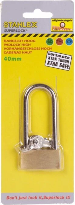 Stahlex Hangslot - Hoog - 40 Mm - Inclusief 3 Sleutels -WerkPro Verkoopwinkel 441x1200