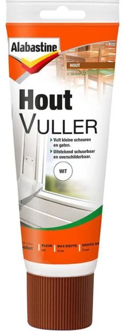 Alabastine Houtvuller - Wit Koker - 310 Ml -WerkPro Verkoopwinkel 444x1200 3