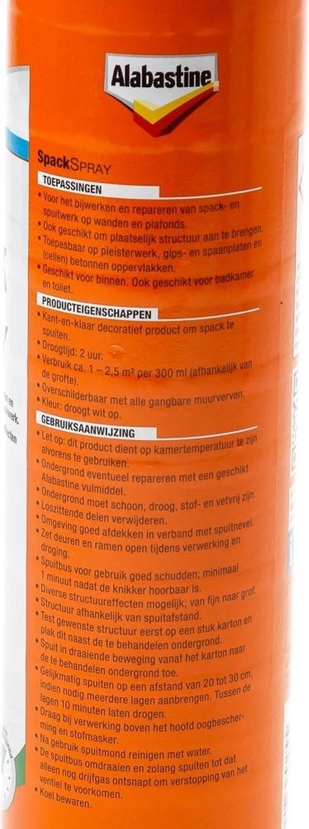 Alabastine 6035382 Spackspray - 300ml 6 Alabastine 6035382 Spackspray - 300ml - Afbeelding 4
