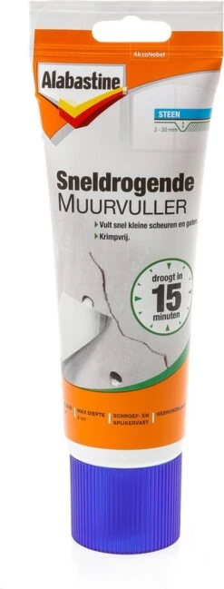 Alabastine Sneldrogende Muurvuller Tube - Wit - 330 Gram