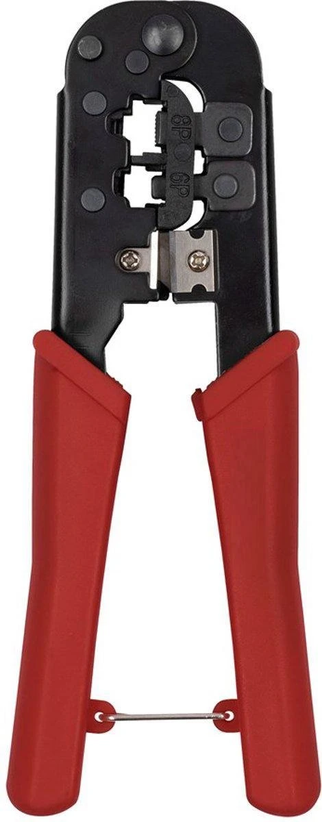 GS Krimptang Geïsoleerd - UTP Tang - Adereindhulstang - Perstang - Incl. 8 UTP-connectoren 3 GS Krimptang Geïsoleerd - UTP Tang - Adereindhulstang - Perstang - Incl. 8 UTP-connectoren