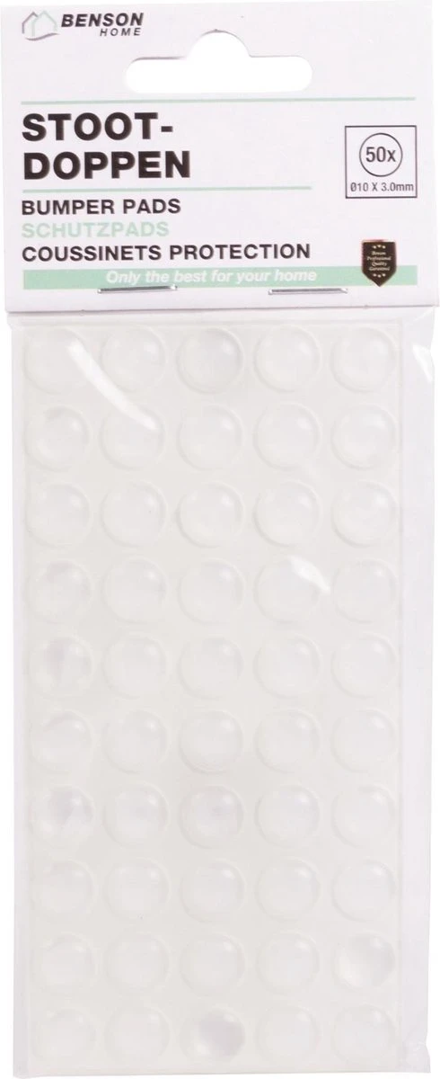 Benson Siliconendruppels - Stootdoppen 50 Stuks - Ø 10 X 3.0 Mm 5 Benson Siliconendruppels - Stootdoppen 50 Stuks - Ø 10 X 3.0 Mm - Afbeelding 3