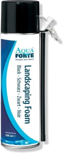 AquaForte PUR Schuim Zwart Landscape| 500ml - Touch N Foam Replica - Landscape Foam