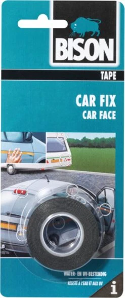 Bison Tape Car Fix Rol 1,5 M X 19 Mm Zwart
