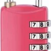UNRL® Hangslot Met Cijferslot - 4-cijfer Slot - Reisslot - Gymlocker - Hangslot (54x23mm) - Roze -WerkPro Verkoopwinkel 509x1200 1
