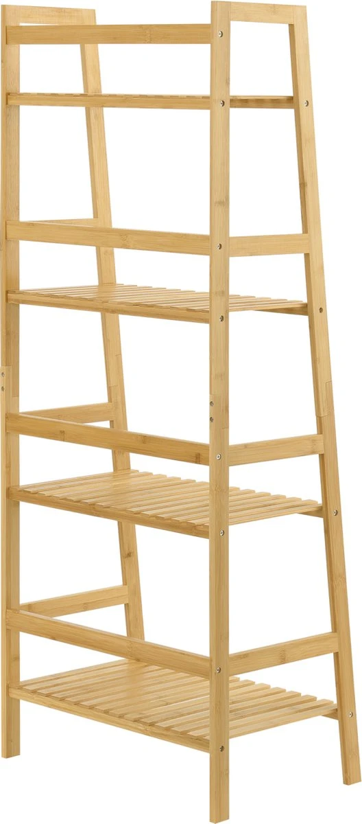 Opbergrek Staand Vinje Met 4 Planken 48x32x123 Cm 7 Opbergrek Staand Vinje Met 4 Planken 48x32x123 Cm - Afbeelding 5