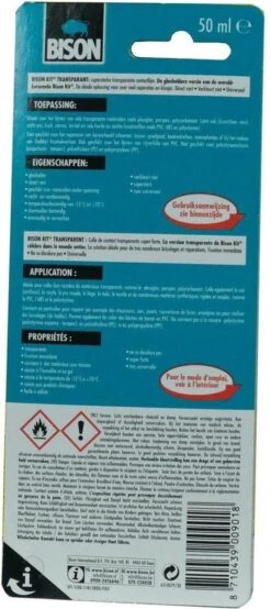 Bison Kit Transparant Contactlijm Tube - 50 Ml 24 Bison Kit Transparant Contactlijm Tube - 50 Ml -WerkPro Verkoopwinkel 535x1200 4