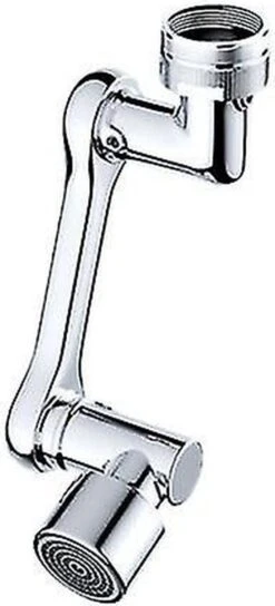 Merkloos Kraan Verlengstuk Waterbesparend 1080 Graden Draaibaar - Kraankop - Opzetstuk - Sproeikop - Universeel - Keuken - Badkamer - Douche - Zwenkbaar - Roterend - Afwassen - Flexibel - Verloopstuk - Verlenger - Opzet - Sproeier -WerkPro Verkoopwinkel 545x1200 1