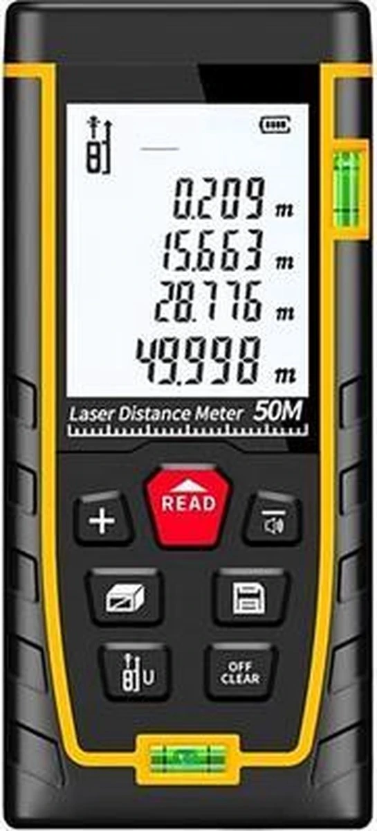 A&K Professionele Laser Afstandsmeter | 50 Meter Bereik | Gebruiksvriendelijk | Snelle Afstandsmeting | Incl. Batterijen V2.0 3 A&K Professionele Laser Afstandsmeter | 50 Meter Bereik | Gebruiksvriendelijk | Snelle Afstandsmeting | Incl. Batterijen V2.0
