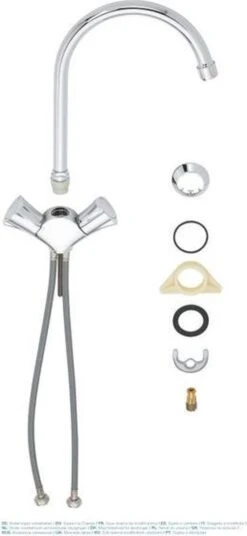 GROHE Costa-L Keukenkraan - Chroom -WerkPro Verkoopwinkel 553x1200