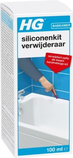 HG Siliconenkitverwijderaar - 100ml - Snelwerkend - Voor De Hardnekkigste Kit - Tast Andere Materialen Niet Aan