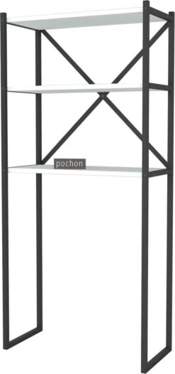 Pochon Home - Wasmachine Ombouw - Wit - Wasmachine Kast - Kast Voor Wasmachine - Wasmachine Meubel -WerkPro Verkoopwinkel 564x1200 5