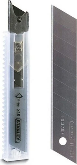 STANLEY Afbreekmesjes 18mm - 10 Stuks/dispenser -WerkPro Verkoopwinkel 565x1200 3