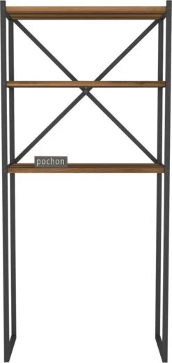 Pochon Home - Wasmachine Ombouw - Walnoot - Wasmachine Kast - Kast Voor Wasmachine - Wasmachine Meubel -WerkPro Verkoopwinkel 570x1200 1