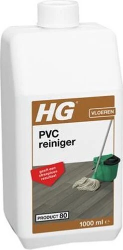HG PVC Reiniger - 1L - Streeploos Resultaat - Voor 20 Dweilbeurten -WerkPro Verkoopwinkel 592x1200 2