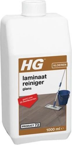 HG Laminaatreiniger Glans (product 73) - 1L - Geschikt Voor Alle Laminaatsoorten - Goed Voor 20 Dweilbeurten